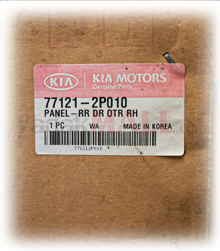 پوسته درب عقب راست سورنتو 2010